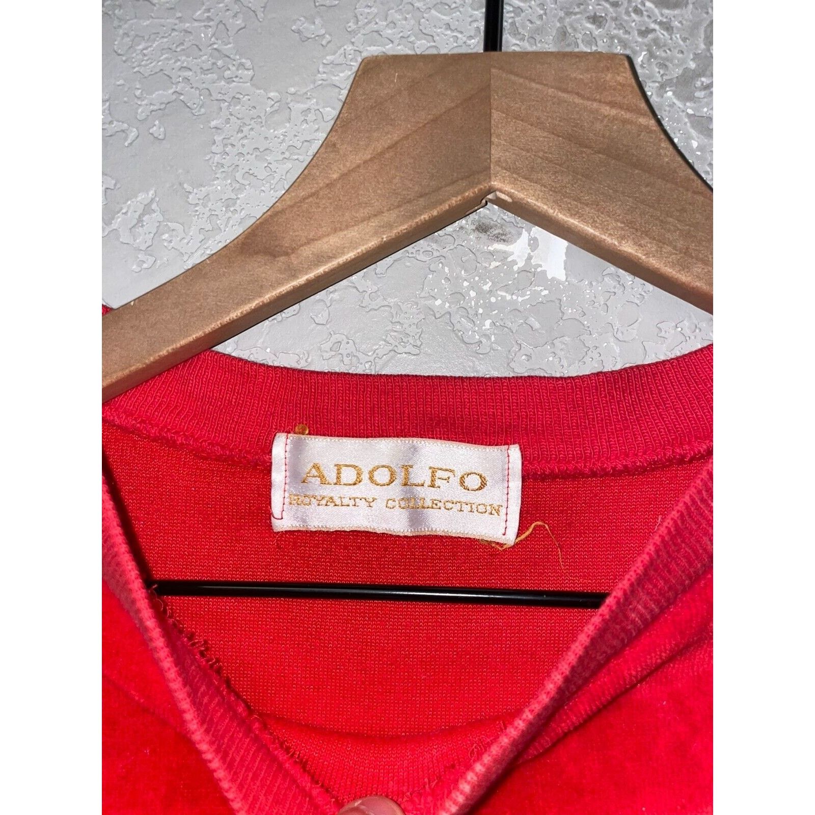 Vintage Womens Vintage Adolfo Royalty Sweater Collection Red medium Size M / US 6-8 / IT 42-44 - 7 Thumbnail