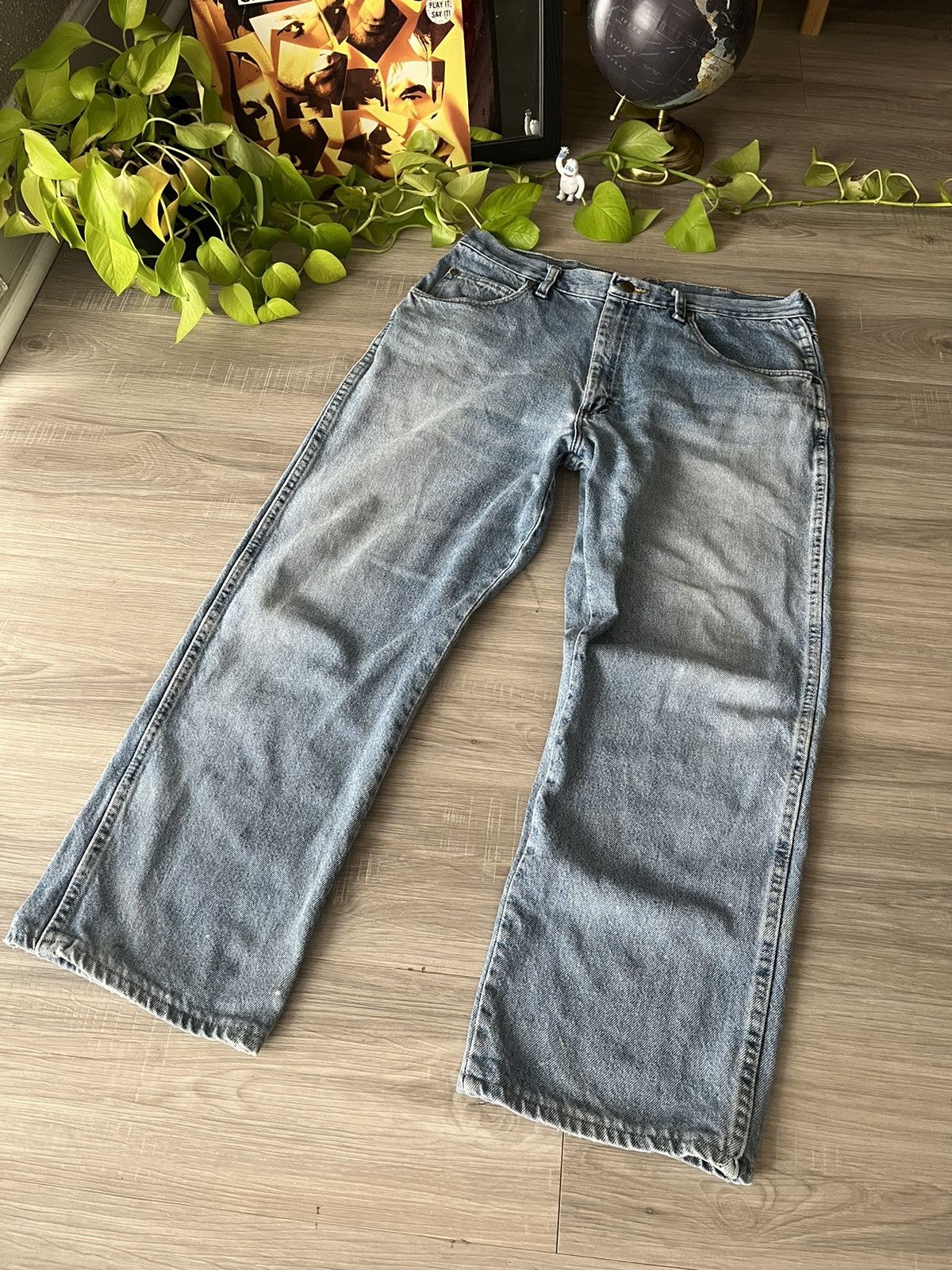 American Essentials 90s Red Kap 34x29 Workwear Denim Jeans Size US 34 / EU 50 - 3 Thumbnail