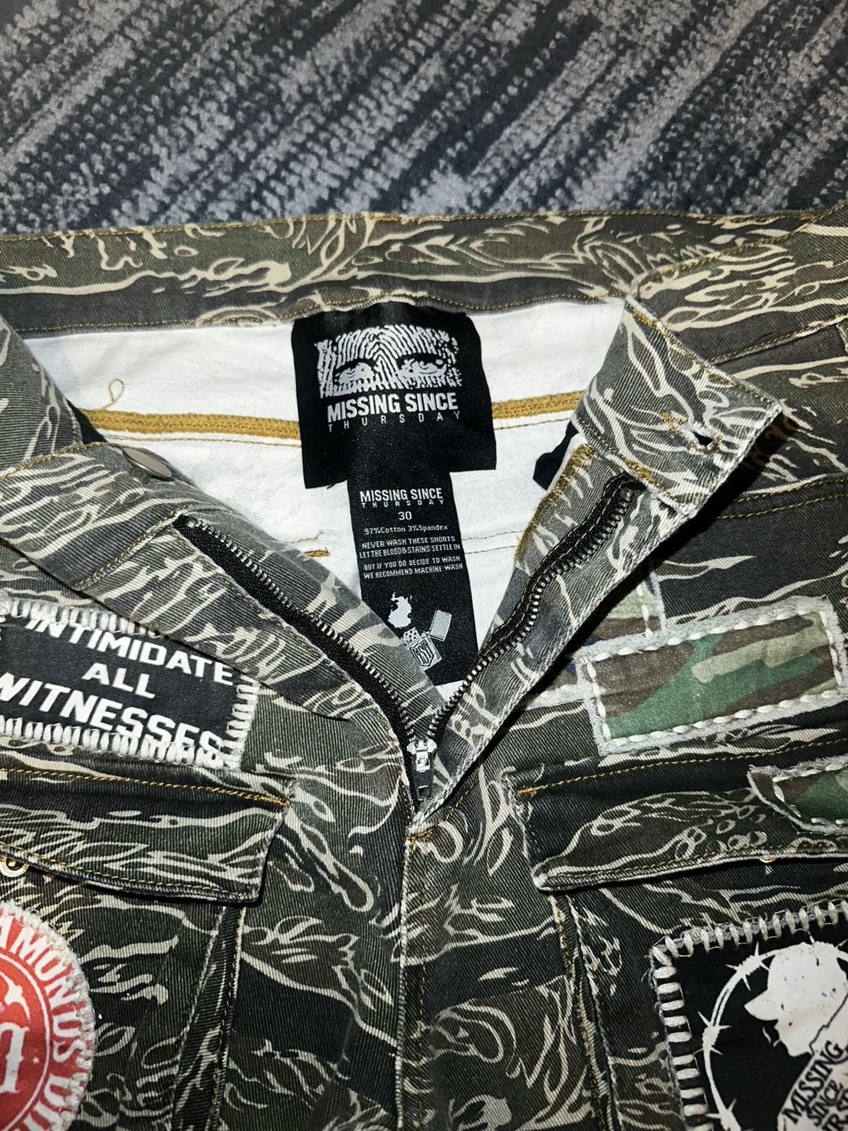 Missing Since Thursday Missing Since Thursday Tiger Camo Cargo Size US 30 / EU 46 - 2 Thumbnail