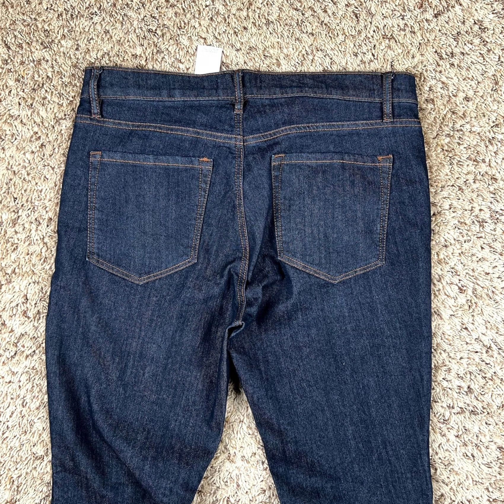 Ann Taylor NWT Ann Taylor Loft Blue Denim Modern Skinny Jeans Women's Size 8 Mea 33x28 Slim Stretch 5-Pocket Denim Jeans Womens Size 30" / US 8 / IT 44 - 4 Thumbnail