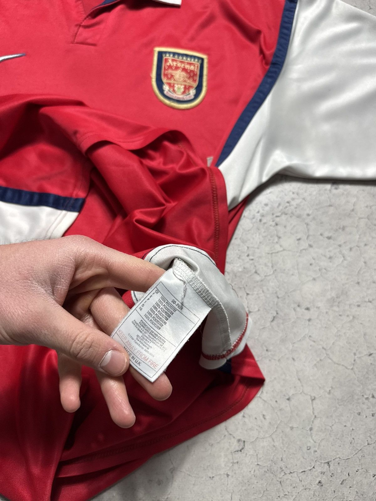 Nike Nike FC Arsenal London 1999/2000 Vintage Soccer Jersey Size US XL / EU 56 / 4 - 7 Thumbnail