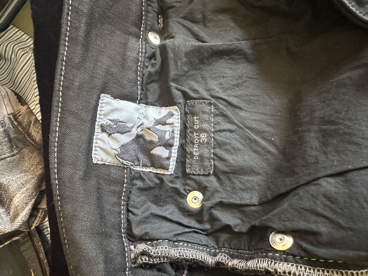 Rick Owens Drkshdw RICK OWENS DRKSHDW Black Detroit Cut Jeans Size US 38 / EU 54 - 3 Thumbnail