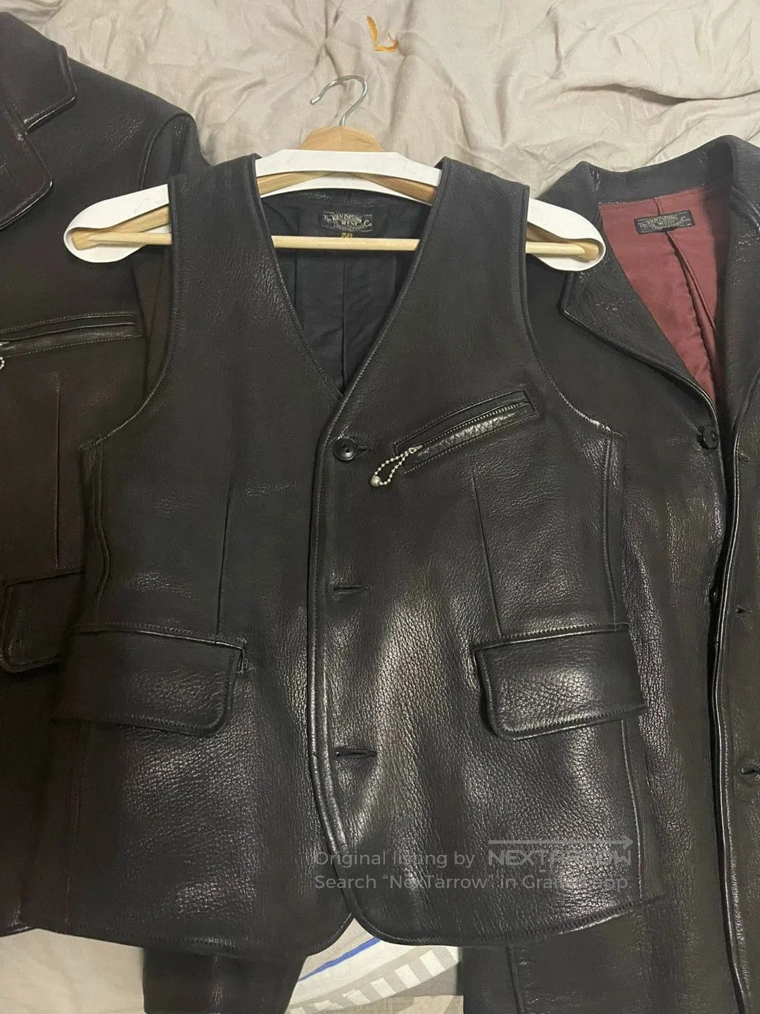 Freewheelers freewheelers guthrie leather vest size 36. Size US M / EU 48-50 / 2 - 3 Thumbnail