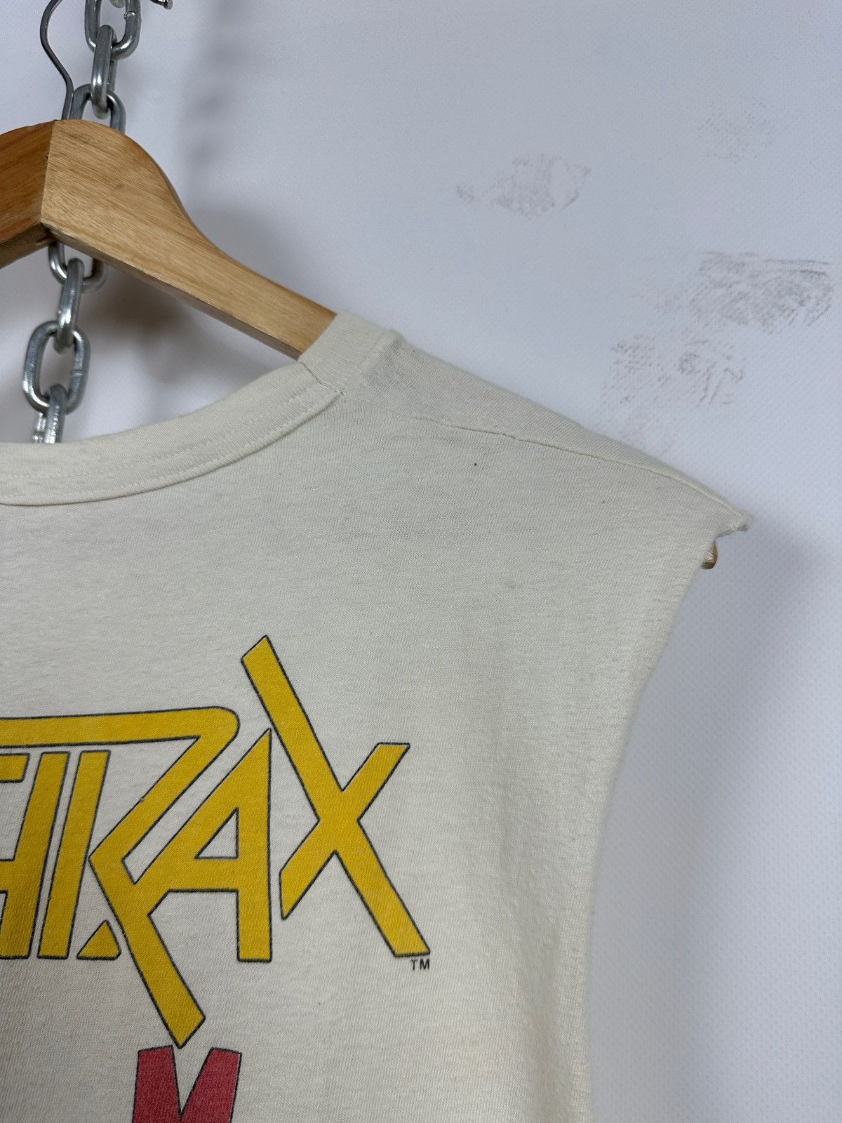 Band Tees 1987 Vintage Anthrax Skate Mosh It Up Sleeveless Size US M / EU 48-50 / 2 - 24 Thumbnail