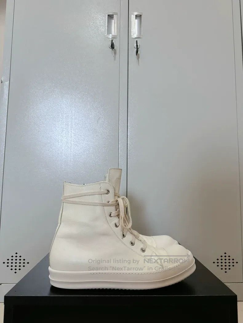 Rick Owens Rick Owens Top-tier milk ivory cowhide Converse Size US 9 / EU 42 - 3 Thumbnail