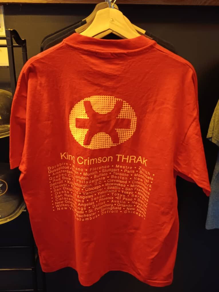 Band Tees VINTAGE KING CRIMSON PROMO TOUR SHIRT Size US L / EU 52-54 / 3 - 2 Thumbnail