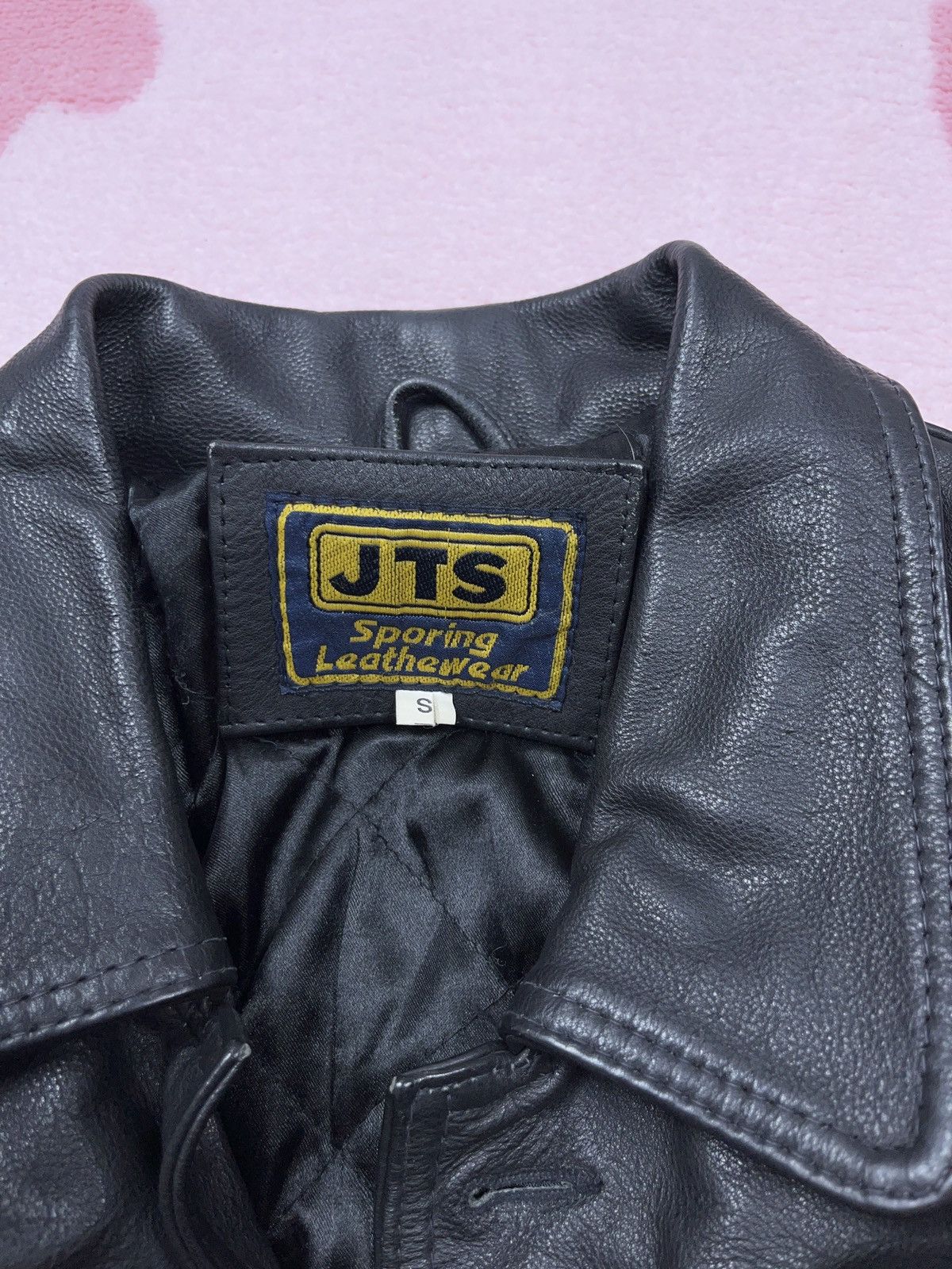 Genuine Leather × Japanese Brand × Vintage ➕ vintage y2k heavy leather short coat parka jacket Size US M / EU 48-50 / 2 - 3 Thumbnail