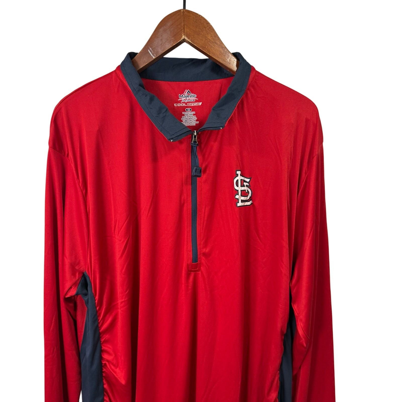 Majestic MLB St. Louis Cardinal Women’s Top Majestic sz 3X NEW # G545 Size 3XL / US 20-22 - 4 Thumbnail