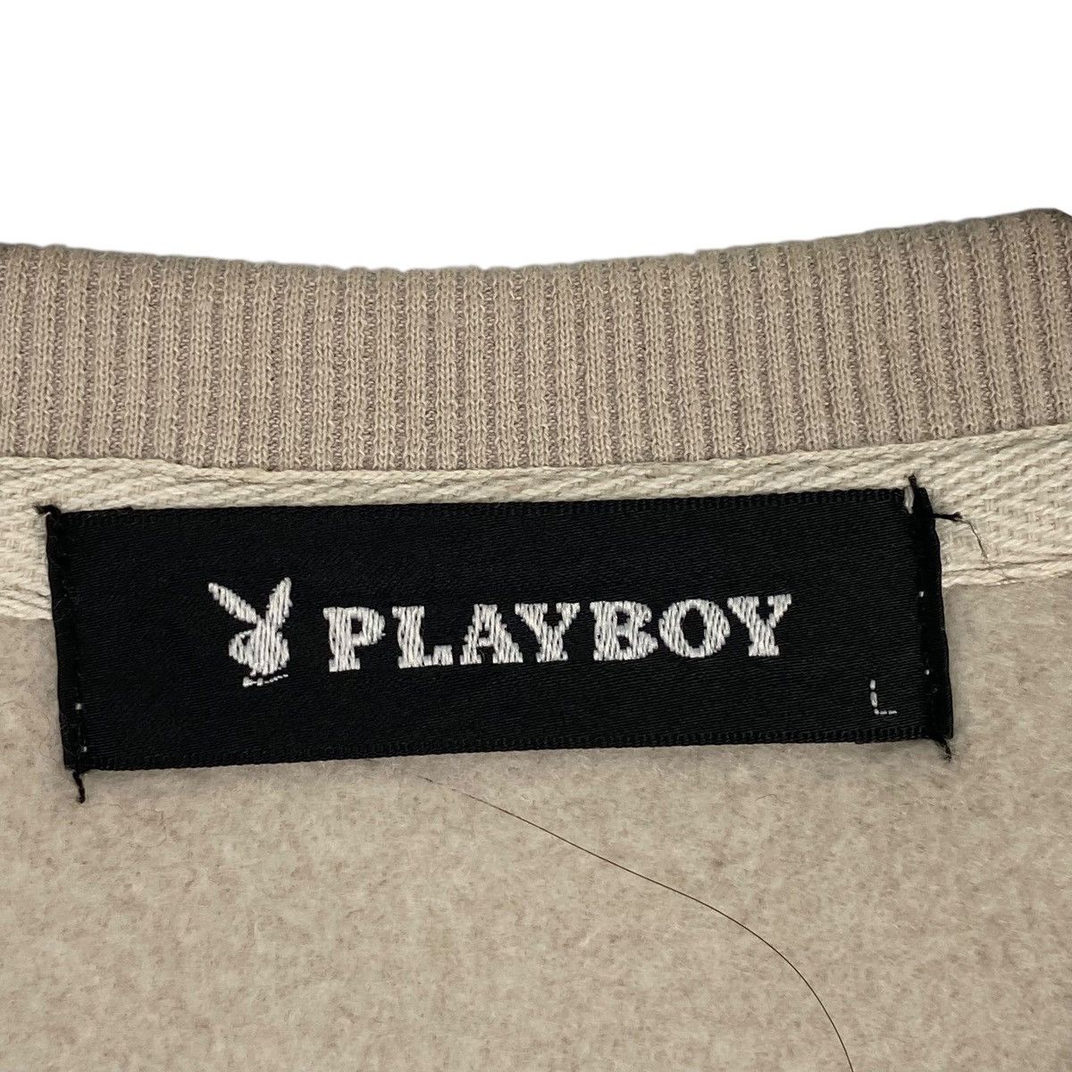Other Vintage Playboy Small Printed Crewneck Sweatshirt Beige SzL Size US L / EU 52-54 / 3 - 8 Thumbnail