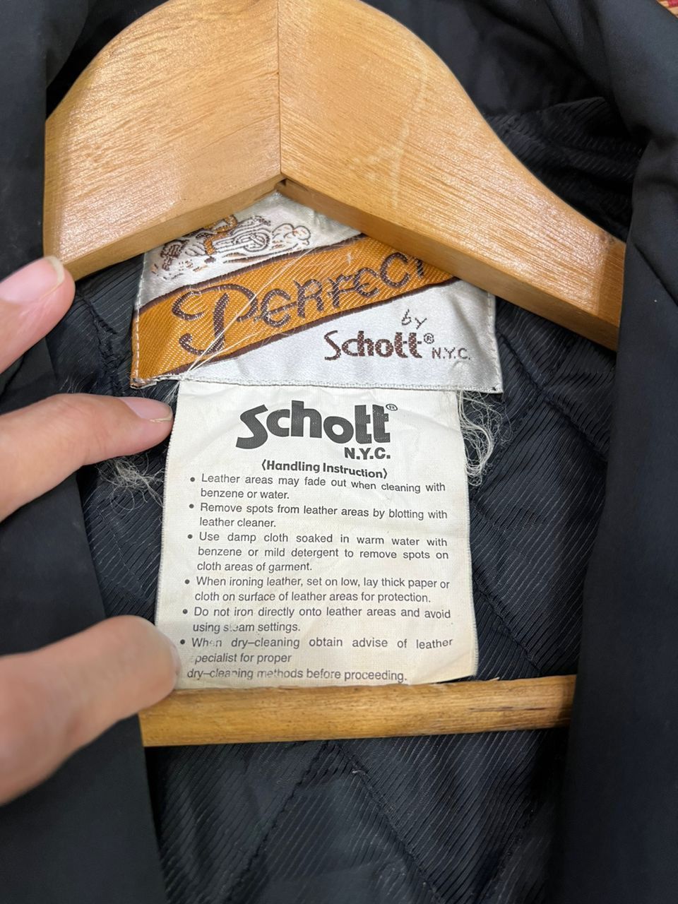 Schott Schott Perfecto Double Collar Single Rider Jacket M53109 Size US S / EU 44-46 / 1 - 15 Thumbnail
