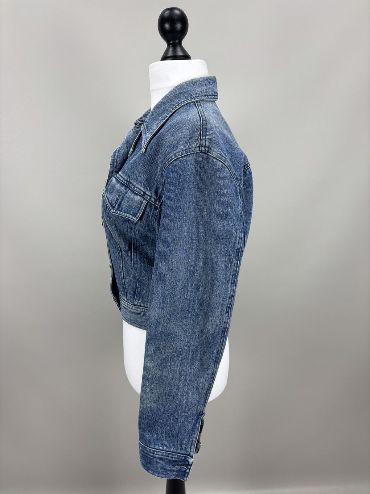 Moschino Womens vintage denim jacket Moschino Jeans Size 42 Size US XS / EU 42 / 0 - 12 Thumbnail