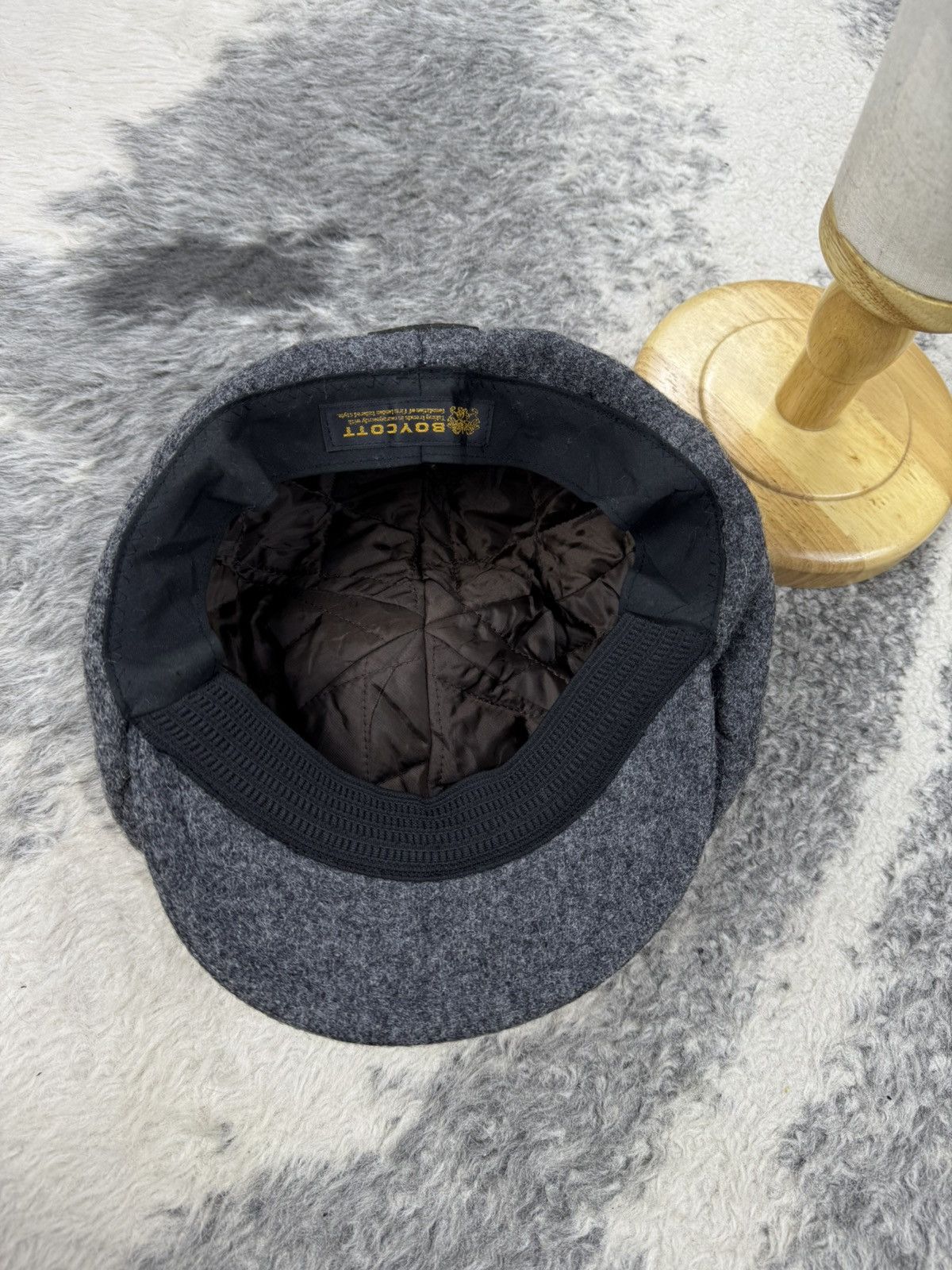 Boycott × CA4LA × Japanese Brand BOYCOTT Newsboy Wool Hat / Peaky Blinders Style Size ONE SIZE - 7 Thumbnail
