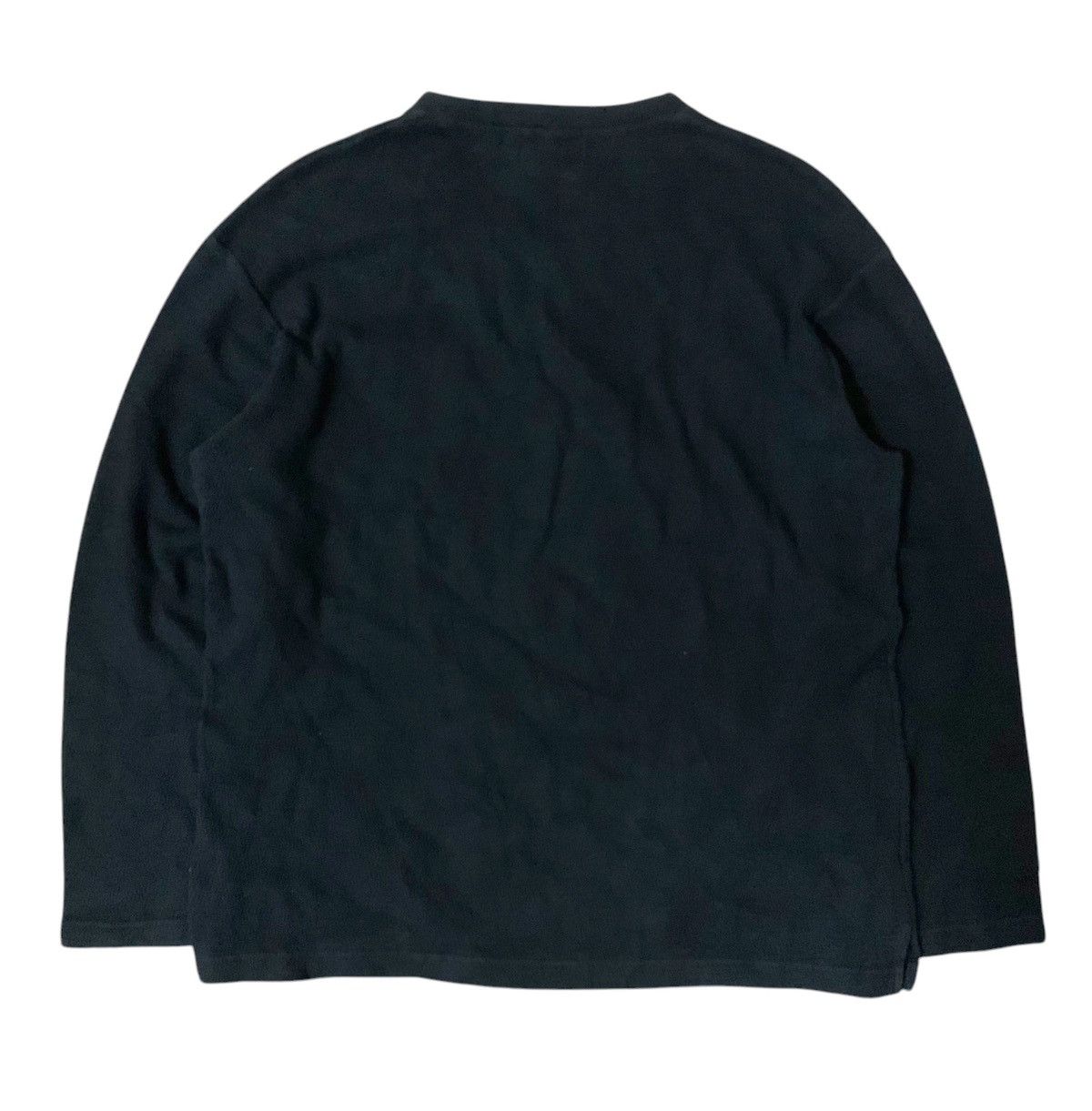 Yohji Yamamoto 💥Vintage Yohji Yamamoto Signature A.A.R Black Shirt Size US L / EU 52-54 / 3 - 3 Thumbnail
