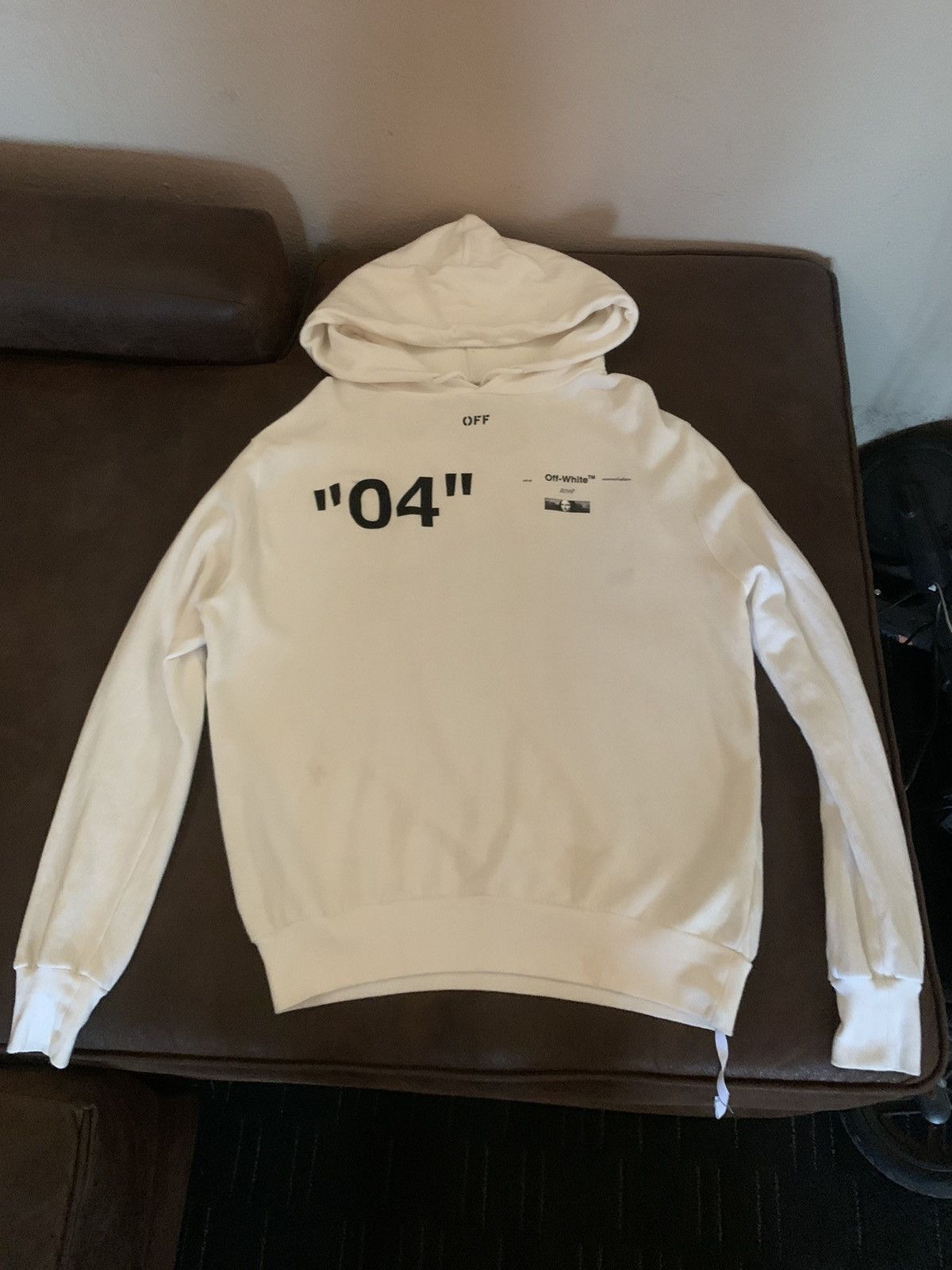 image of Off White Mona Lisa Hoodie Fw18, Men's (Size Medium)