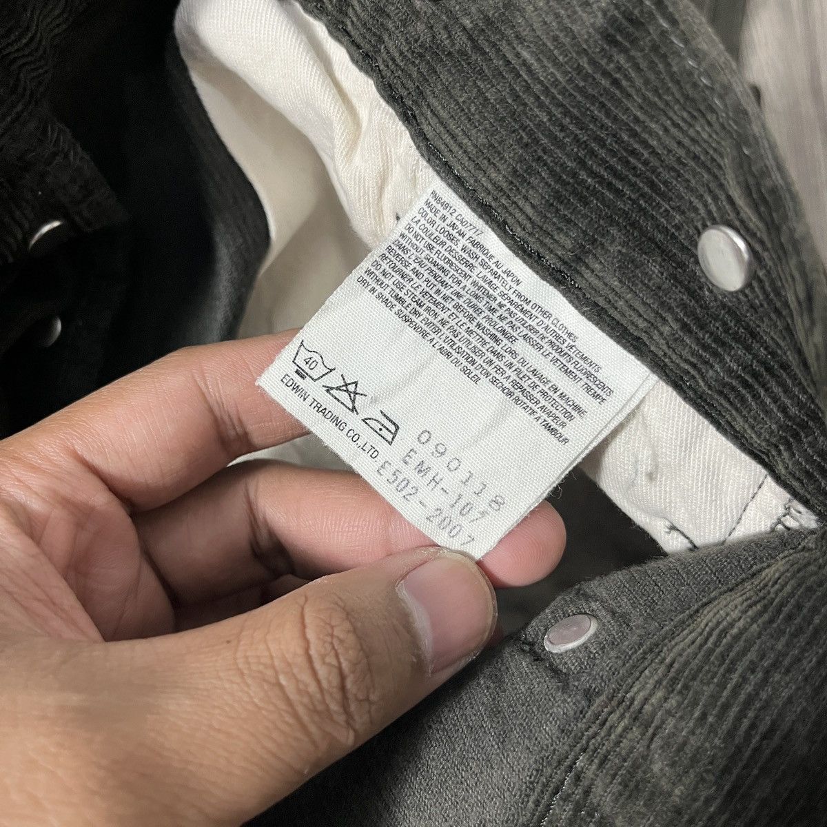 Margaret Howell Edwin x Margaret Howell Green Carduroy Pant Buckel Back Lgb Size US 29 - 19 Thumbnail