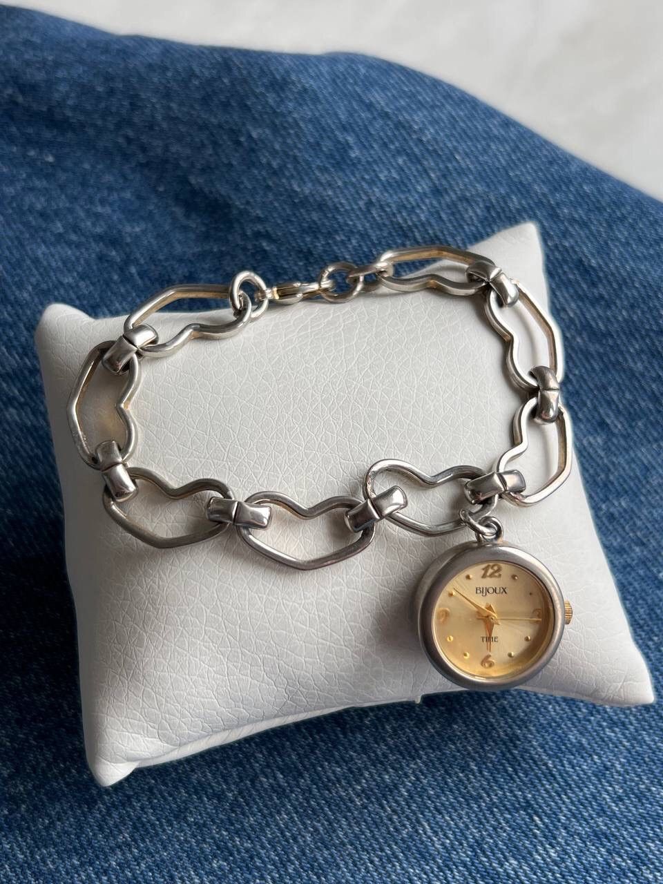 Japanese Brand × Vintage Vintage ❤️ Heart Japanese style futuristic Steel Watch Size ONE SIZE - 5 Thumbnail
