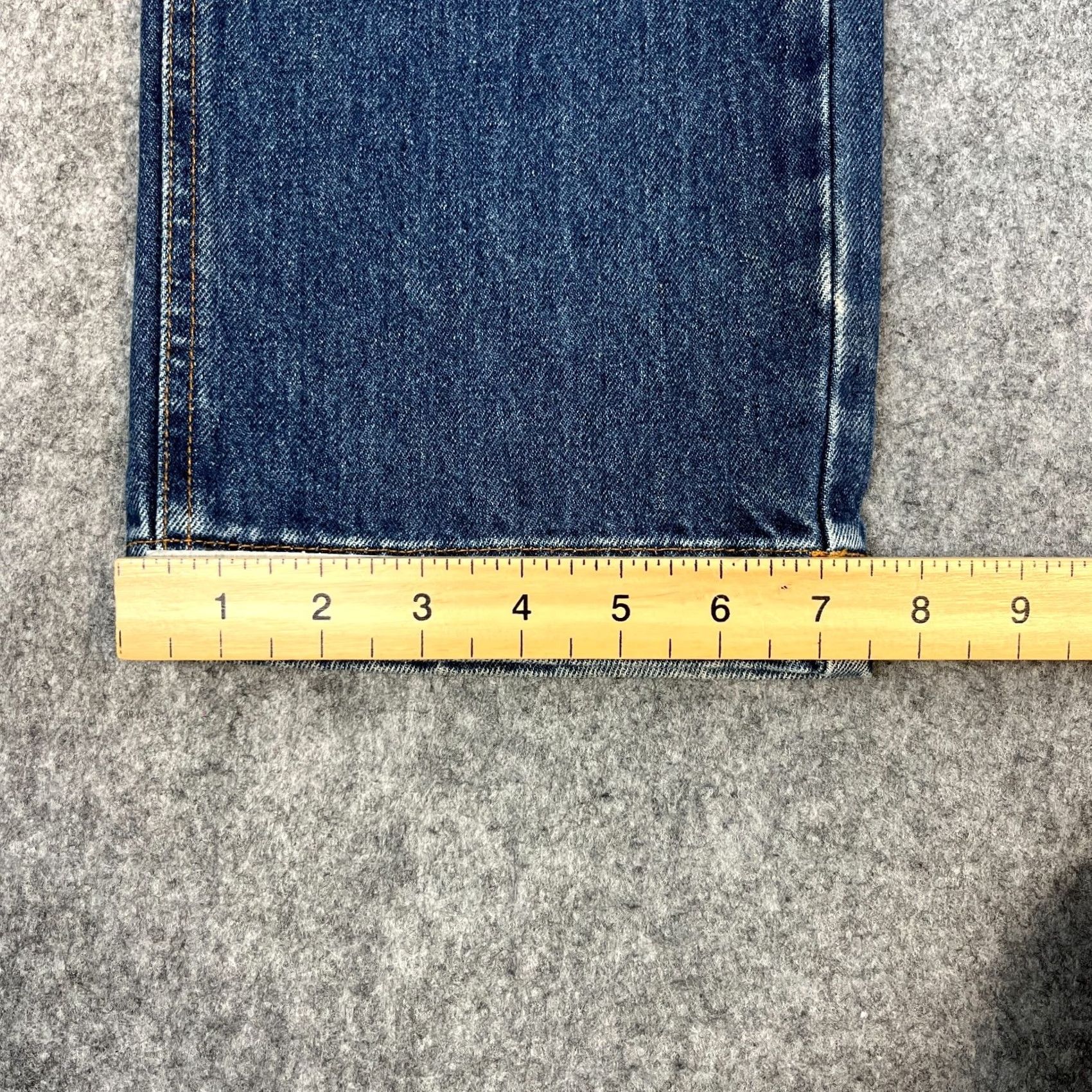 Vintage Meltin' Pot Jeans High Waist Straight 28 34 UK 8 Velvet Blue VTG Denim 5-Pocket Womens Regular Size 30" / US 8 / IT 44 - 3 Thumbnail