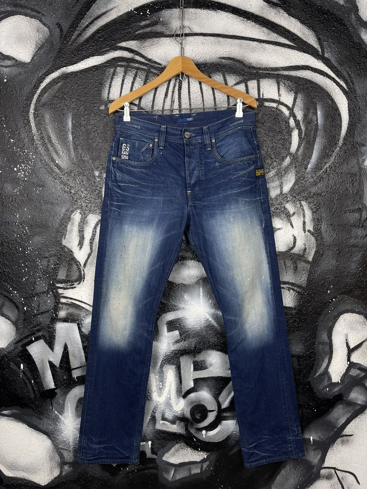 G-Star × Vintage G Star RAW 01 Attacc Straight Vintage Jeans Men’s Size 32/32 Size US 32 / EU 48 - 3 Thumbnail