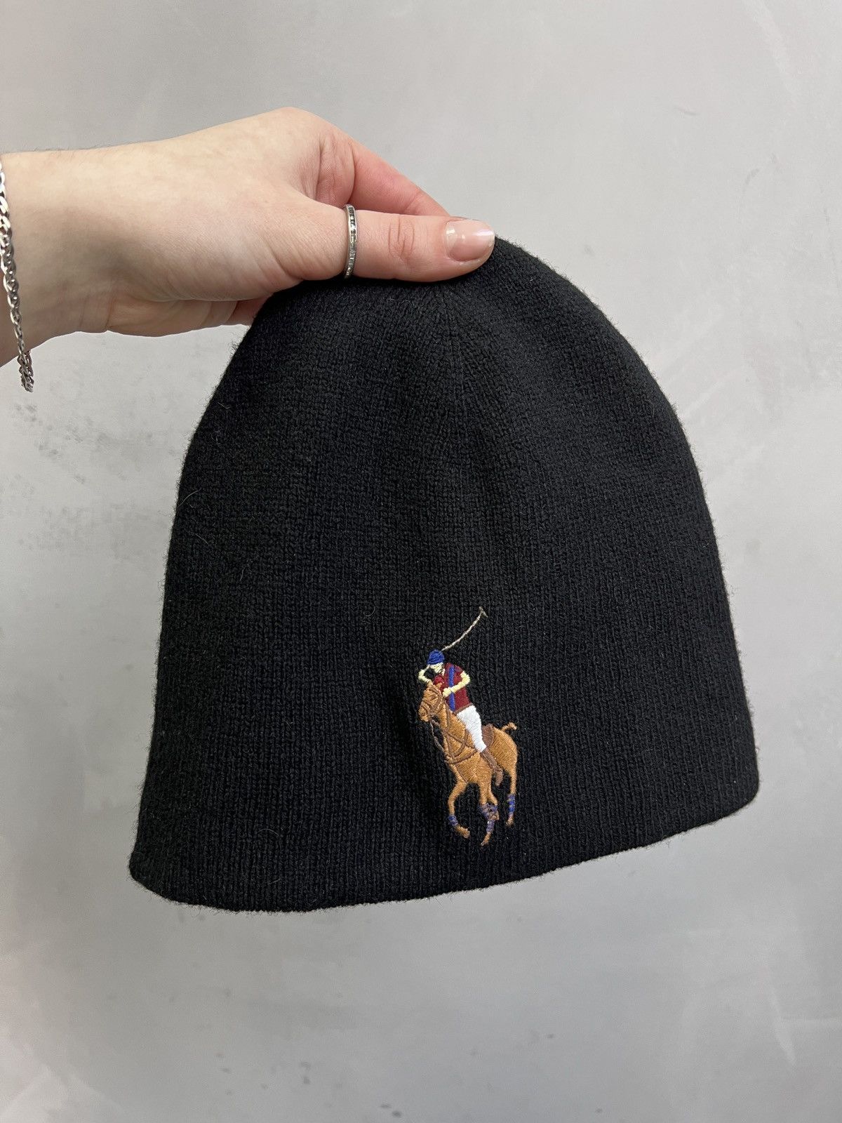 Polo Ralph Lauren Polo Ralph Lauren black big pony hat cap Size ONE SIZE - 7 Thumbnail