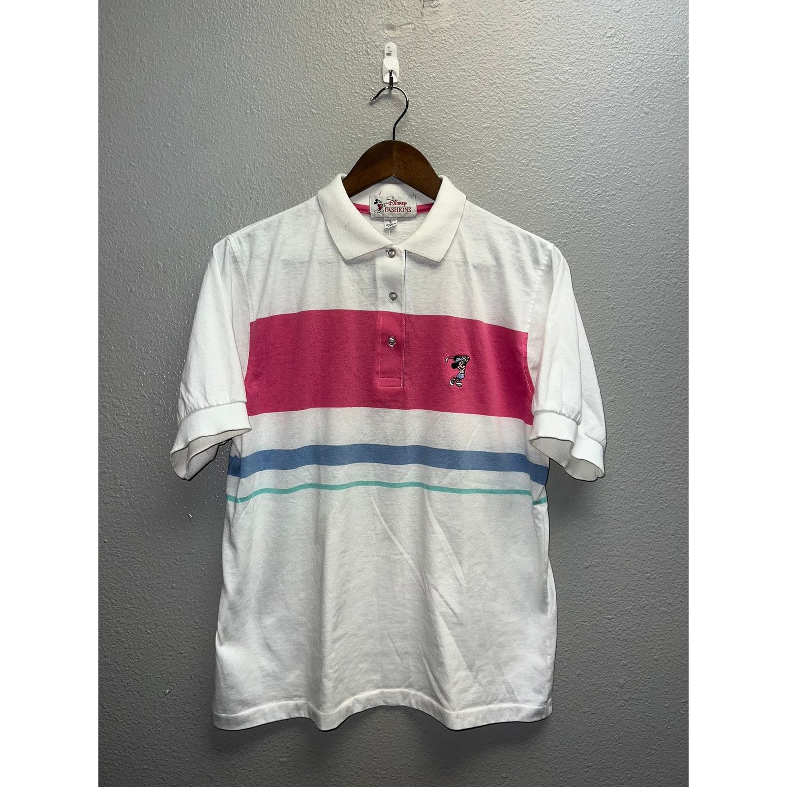 Disney Vintage Disney Fashions Golf Polo Shirt Mickey Mouse 80s VTG Size US M / EU 48-50 / 2 - 1 Thumbnail