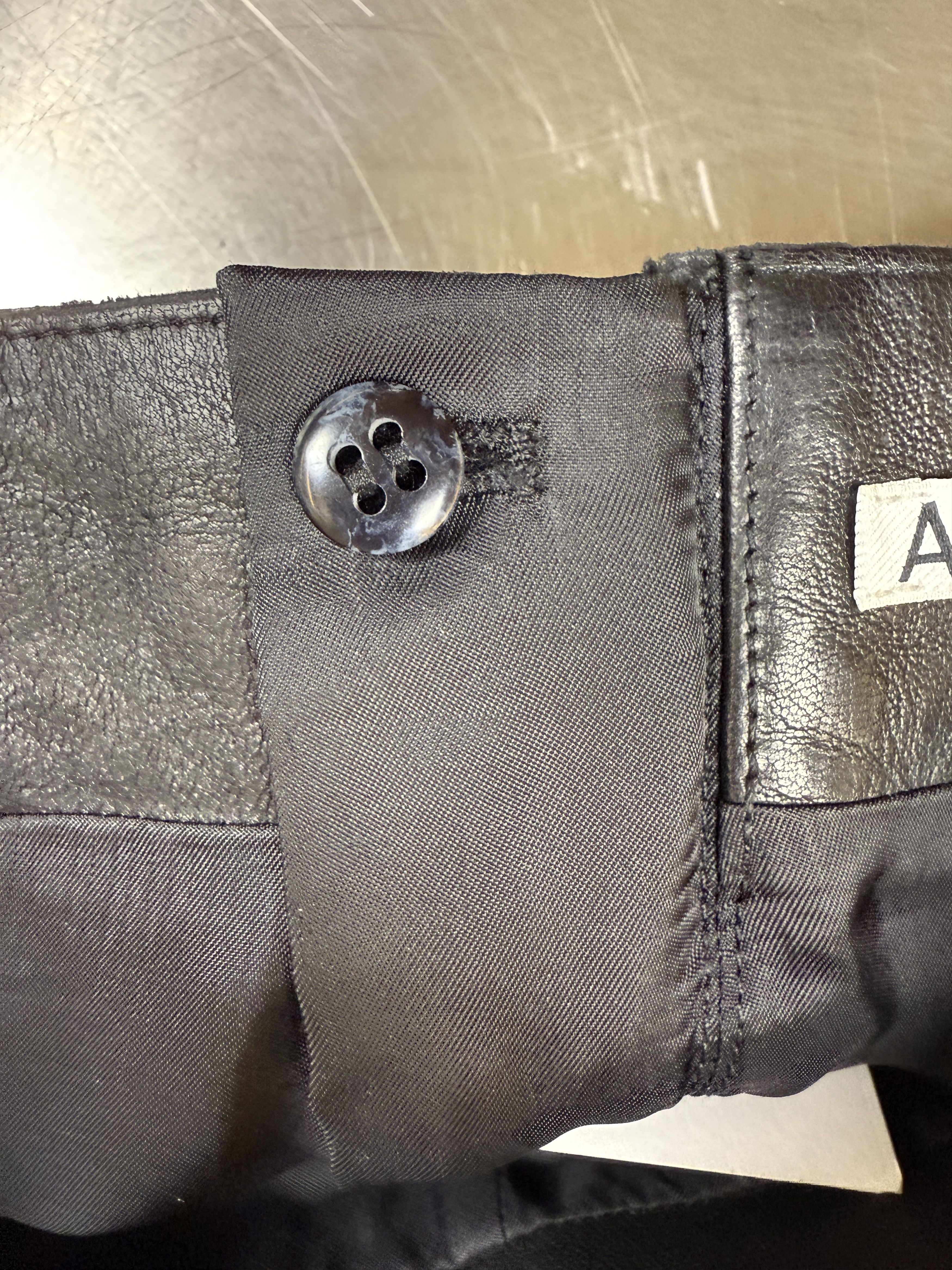 Acne Studios $2150 Acne Studios Distressed Crinkled Leather Pants Size 28" / US 6 / IT 42 - 7 Thumbnail