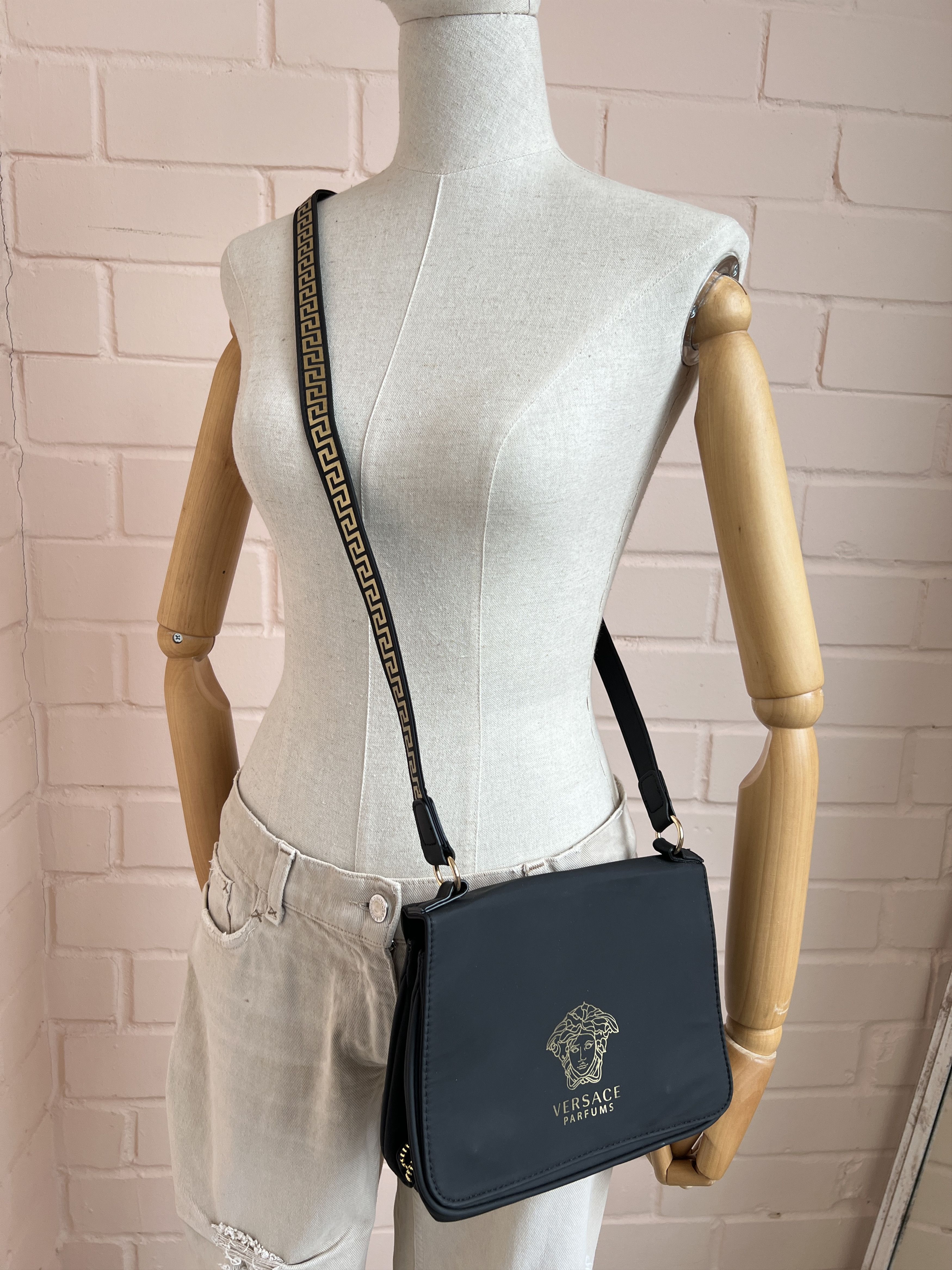Versace Versace Parfums Medusa Logo Crossbody Bag Size ONE SIZE - 2 Thumbnail