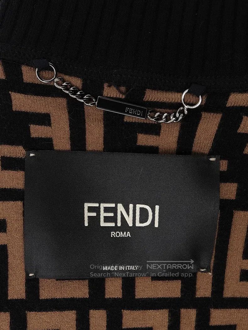 Fendi Fendi Mink Fur Mixed Monogram Fur Jacket Size XS / US 0-2 / IT 36-38 - 5 Thumbnail