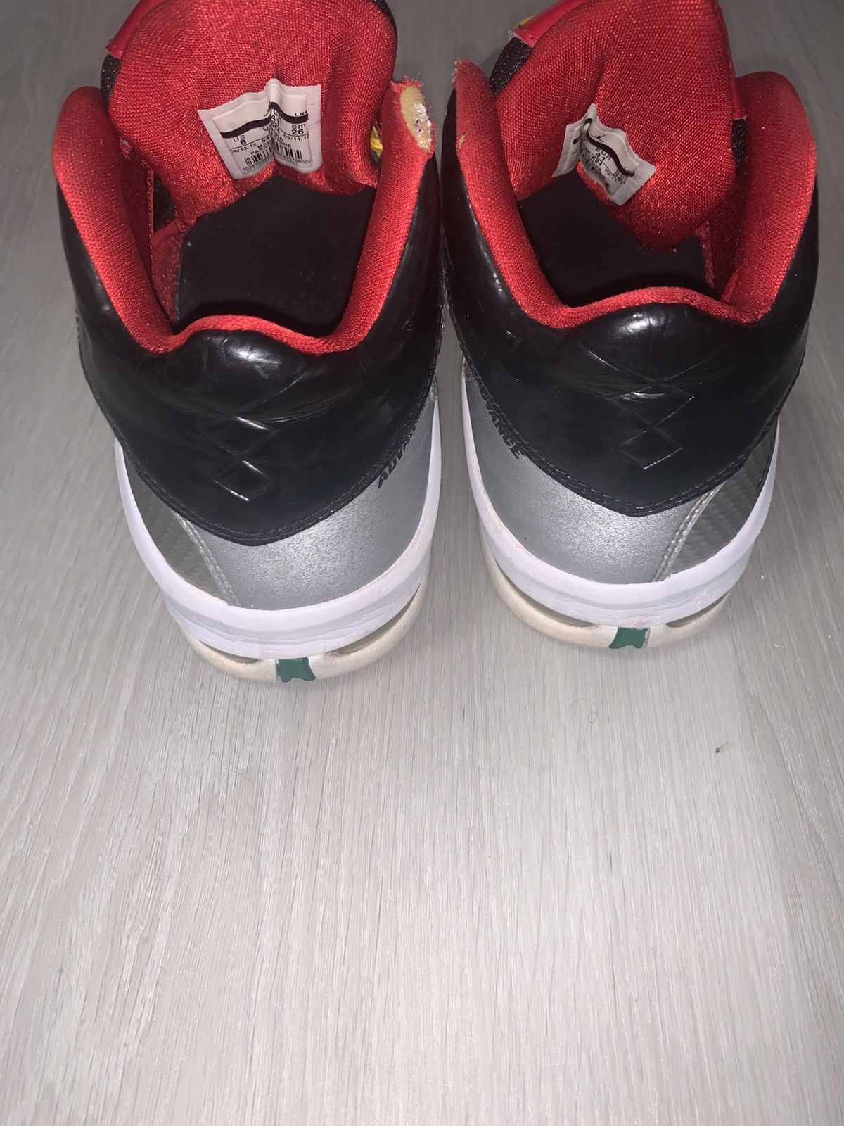 Jordan Brand × Nike Nike Air Jordan MELO M8 Advance Metallic GreenRed 542240-084 Size US 8 / EU 41 - 14 Thumbnail