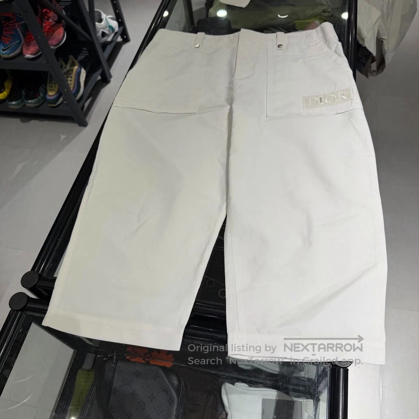 Dior Dior Homme x Sacai 2022 White 9-Point Pants. Size US 34 / EU 50 - 1 Thumbnail