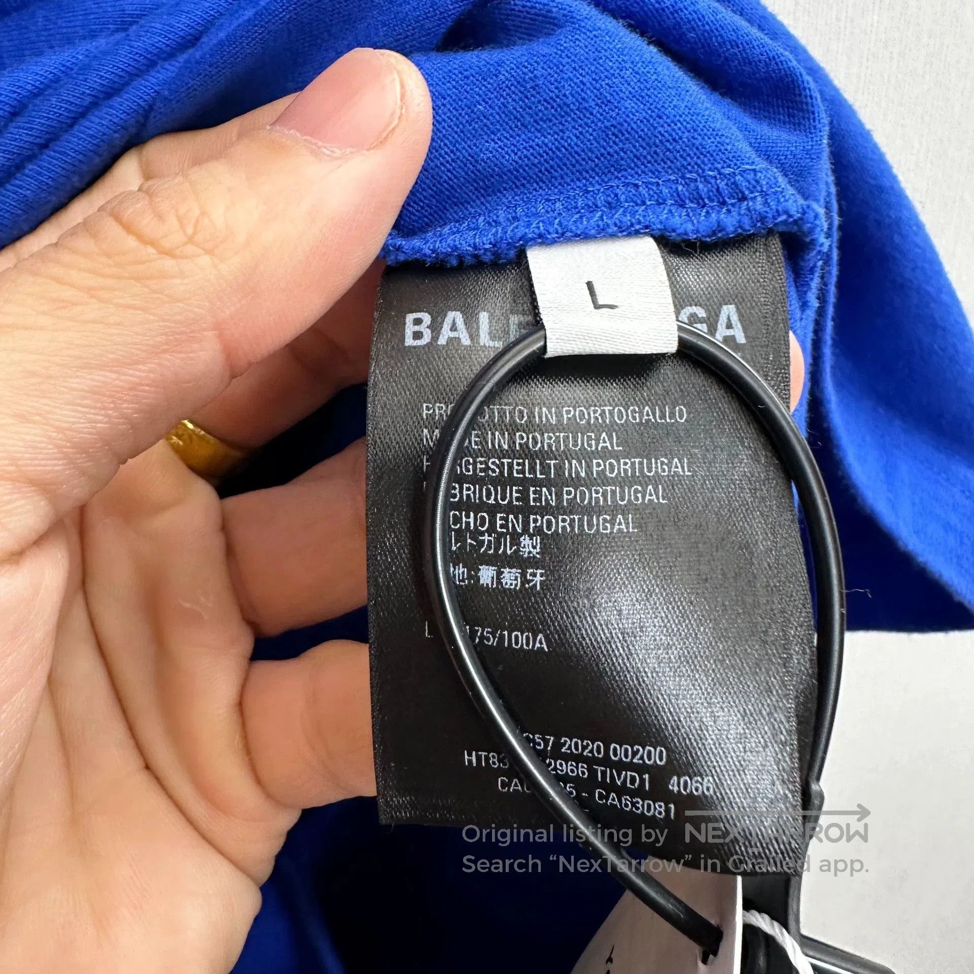 Balenciaga balenciaga logo short sleeve t. Size US L / EU 52-54 / 3 - 4 Thumbnail