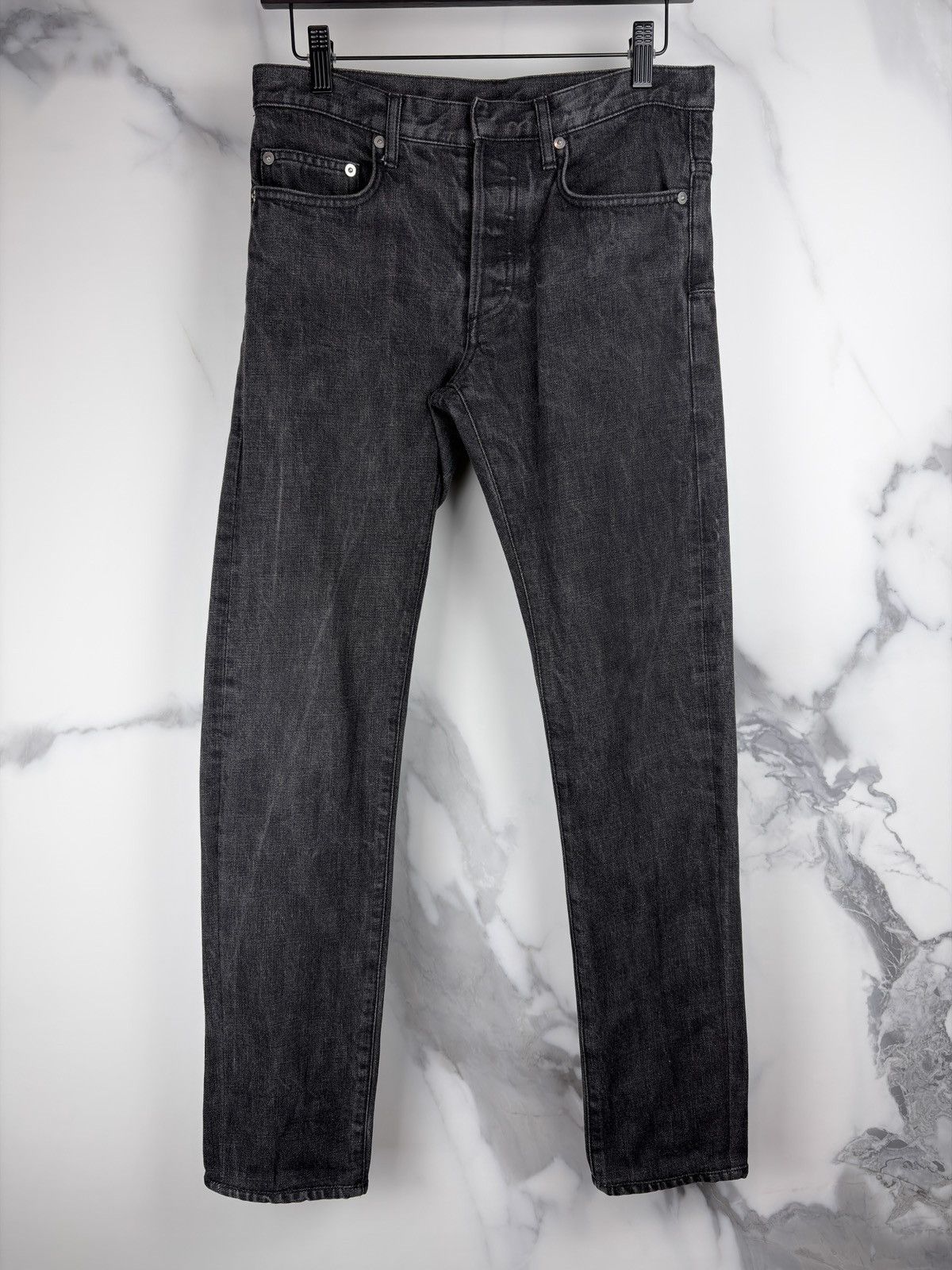 Dior SS08 Dior Homme Black Japanese Raw Denim Jeans | Grailed