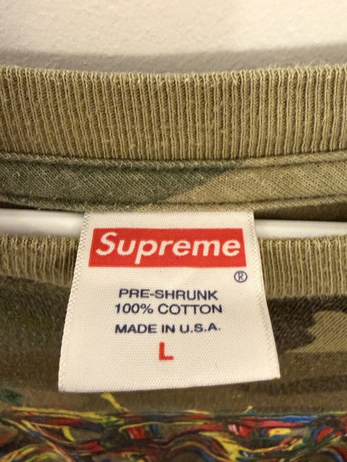 Supreme Supreme Men’s Graphic Camo T-Shirt Size US L / EU 52-54 / 3 - 5 Thumbnail