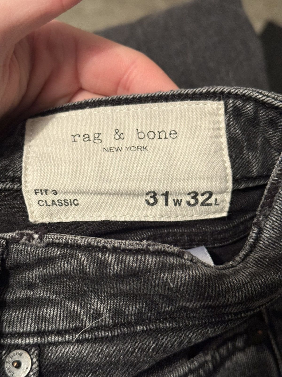 Rag & Bone Rag & Bone Dark Denim Jeans Size US 31 - 4 Thumbnail