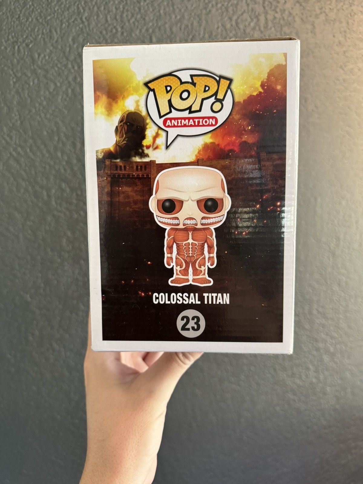 Vintage *SEALED* Authentic Attack on Titan Colossal Titan Funko Pop Size ONE SIZE - 4 Thumbnail