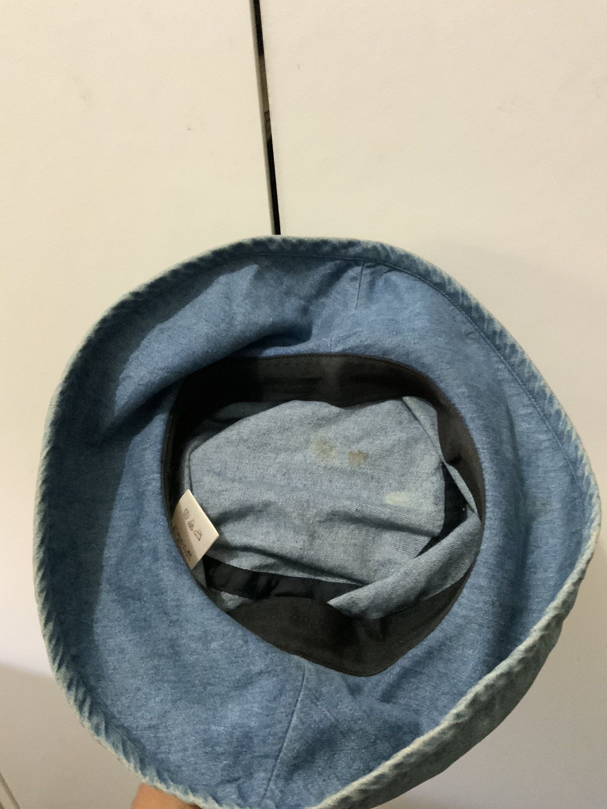 If Six Was Nine UP Renoma Fade Rusty Denim Bucket Hat Size ONE SIZE - 8 Thumbnail