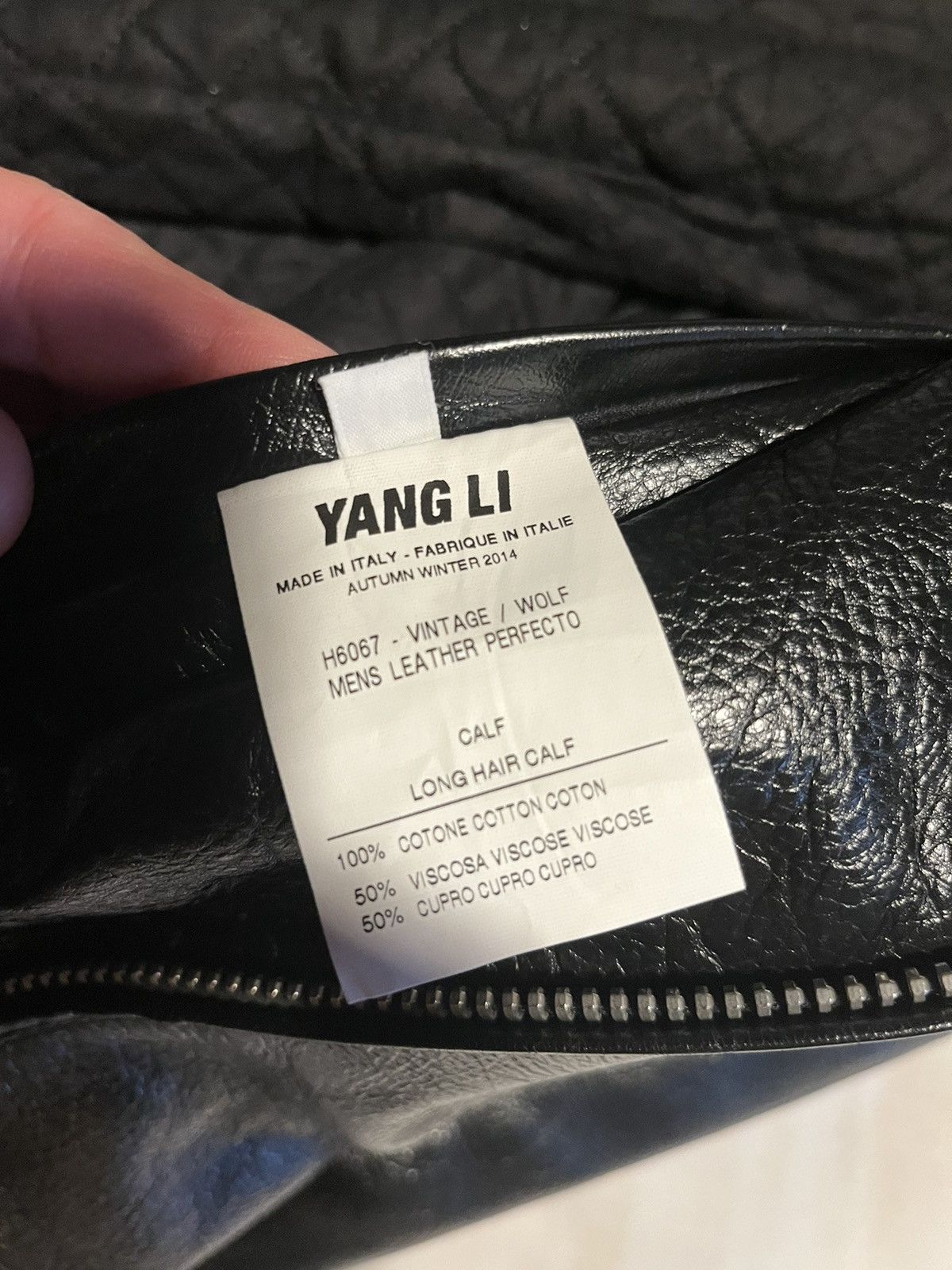 Yang Li Yang Li leather biker jacket. Size US M / EU 48-50 / 2 - 8 Thumbnail