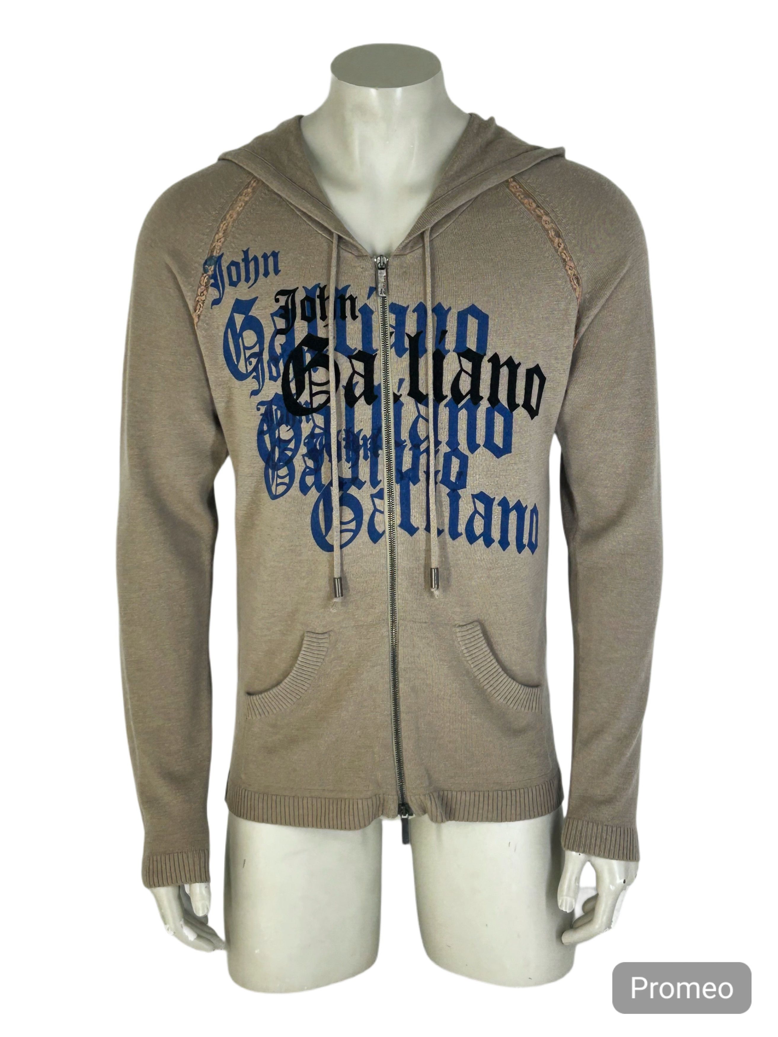 John Galliano Full zip clown hoodie archival | Grailed