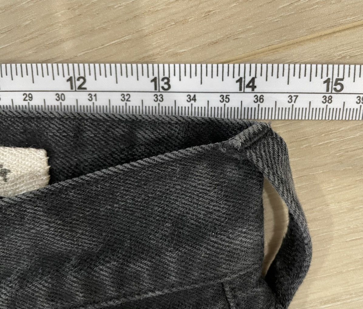 cottle Cottle C.T.L Straight Denim Jeans 12oz Asagi Black - Size 1 Size US 28 / EU 44 - 12 Thumbnail
