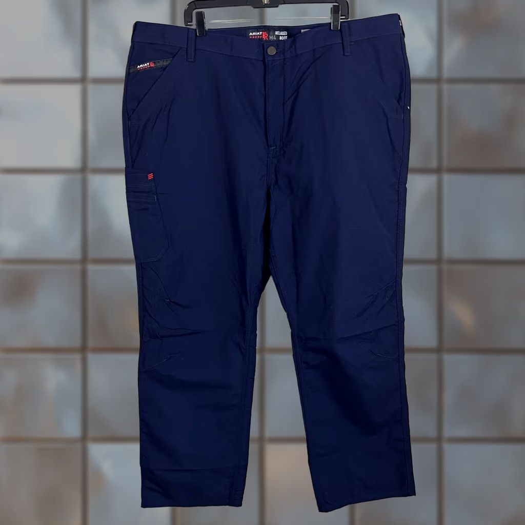 Ariat Ariat FR Work Pants Navy Blue 44x32 Mens Size US 44 / EU 60 - 1 Thumbnail