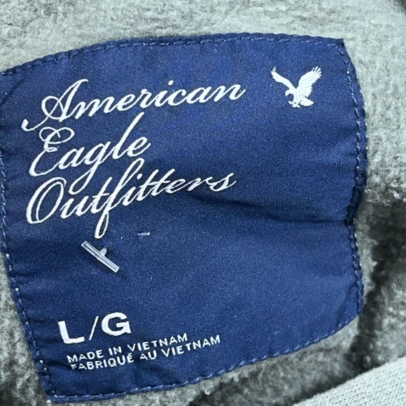 American Eagle Outfitters VINTAGE American Eagle Outfitters Hoodie Women L Olive Green Faded 2000s New York 90s Modern Preppy Casual Size L / US 10 / IT 46 - 3 Thumbnail