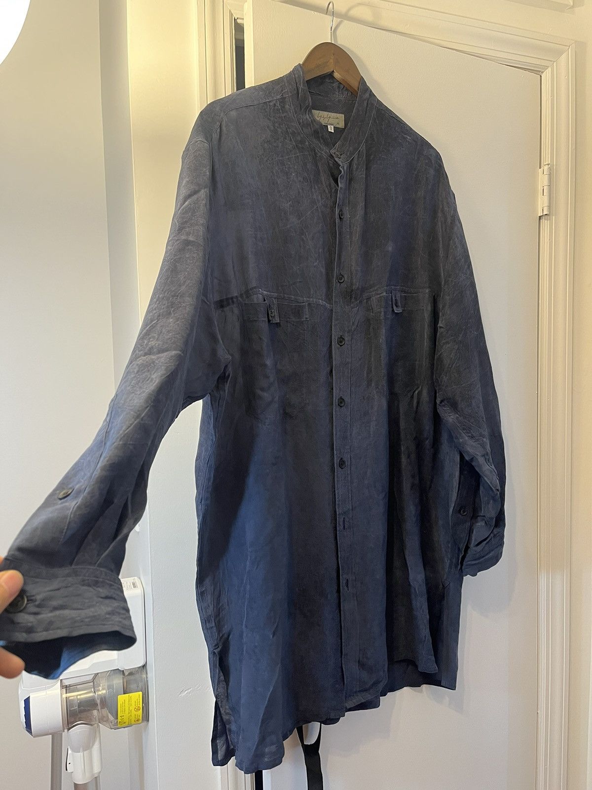 Yohji Yamamoto Yohji Yamamoto pour homme 20AW wrinkle processed dye shirt Size US L / EU 52-54 / 3 - 2 Thumbnail