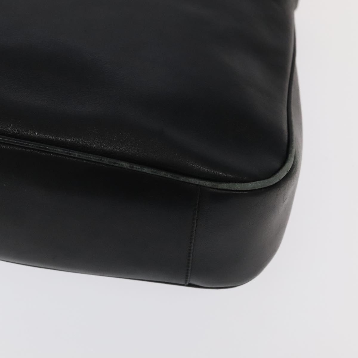 Gucci GUCCI Bamboo Hand Bag Leather Black Gold 001 3754 001 3754 Size ONE SIZE - 12 Thumbnail