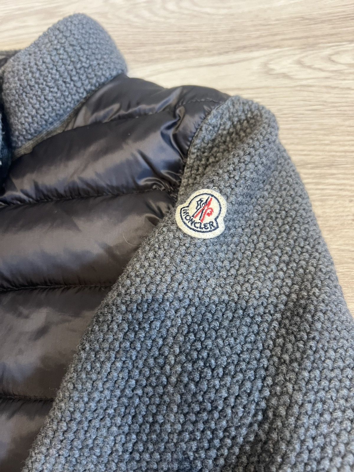 Moncler Moncler Down Knit Hybrid Jacket - Size M Size M / US 6-8 / IT 42-44 - 4 Thumbnail