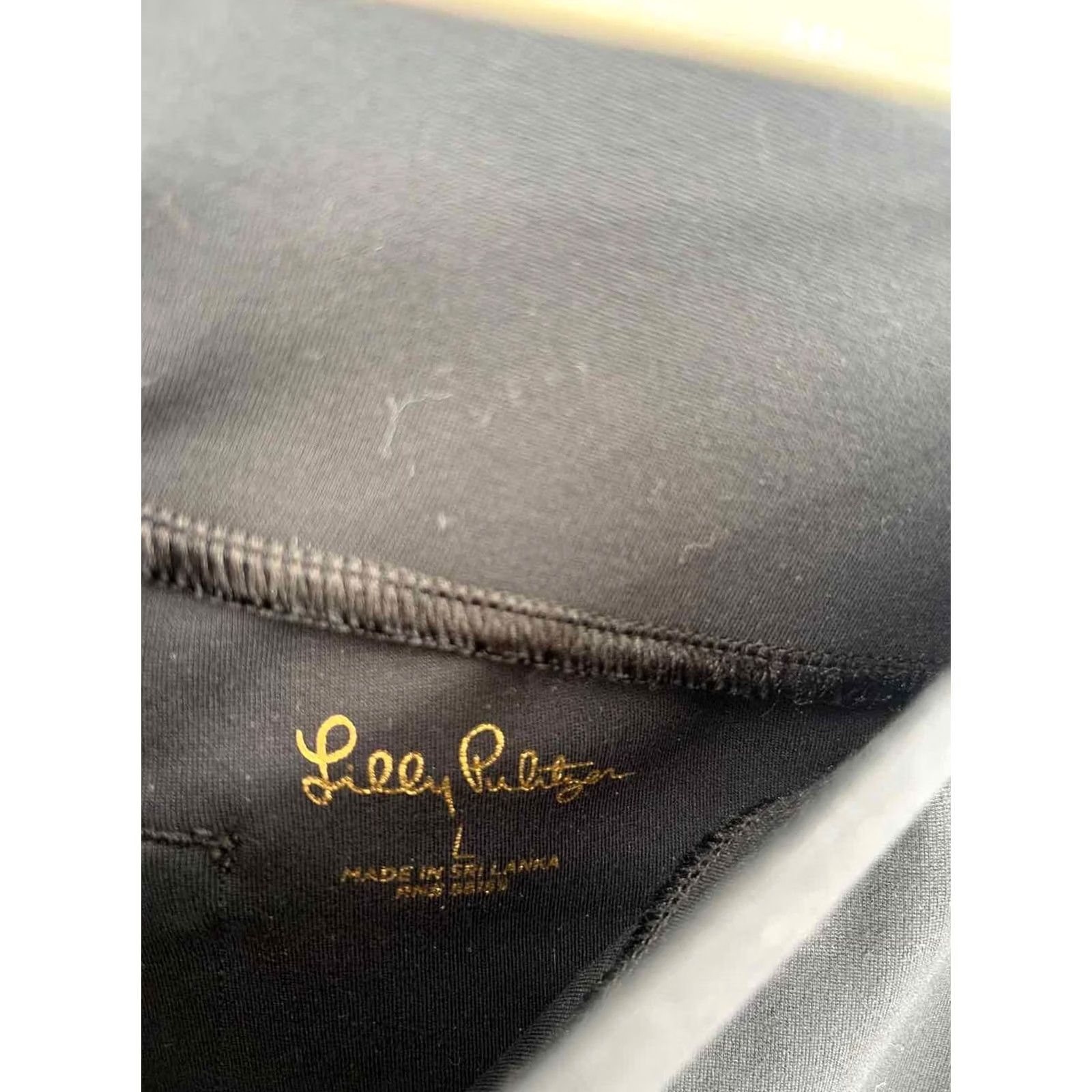 Lilly Pulitzer Pre-Owned Lilly Pulitzer Black Casual Pants Large Regular Womens Size 36" / US 14 / IT 50 - 2 Thumbnail