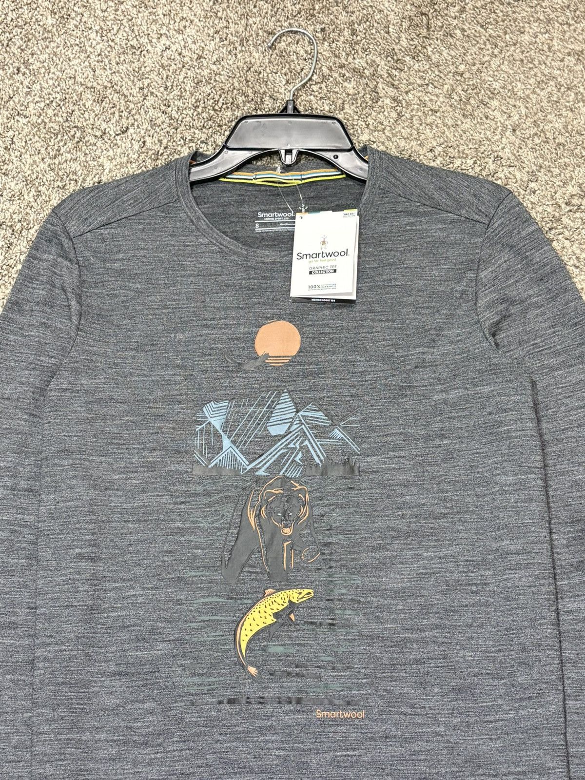 Smartwool Smartwool Sport 150 Alpine Bear Wool Long Sleeve Sweater S Size US S / EU 44-46 / 1 - 2 Thumbnail