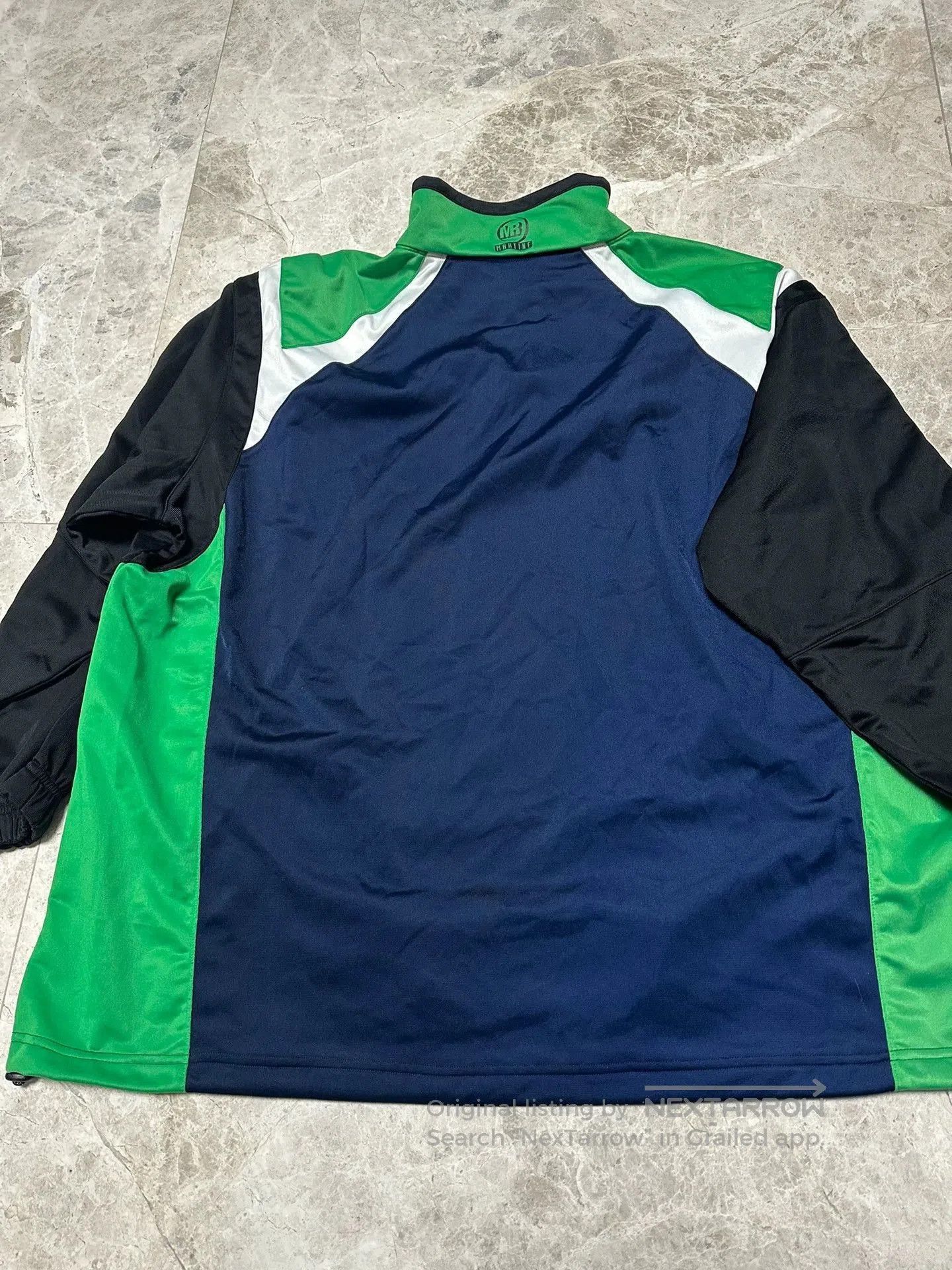 Martine Rose Green Colorblock Long Sleeve Quarter. Size US L / EU 52-54 / 3 - 5 Thumbnail