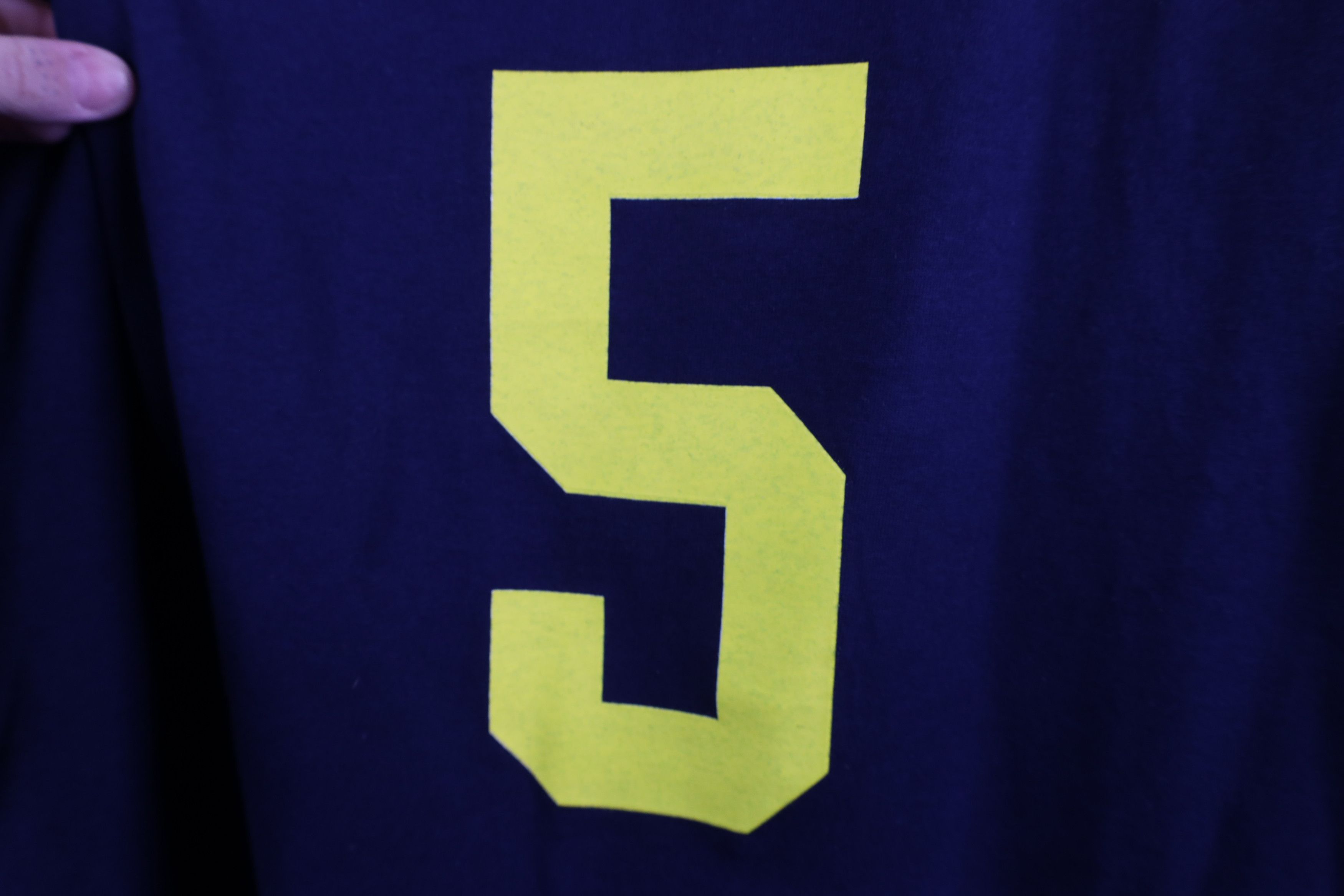 Adidas Adidas University of Michigan Football Jersey T-Shirt #5 Size US XXL / EU 58 / 5 - 8 Thumbnail