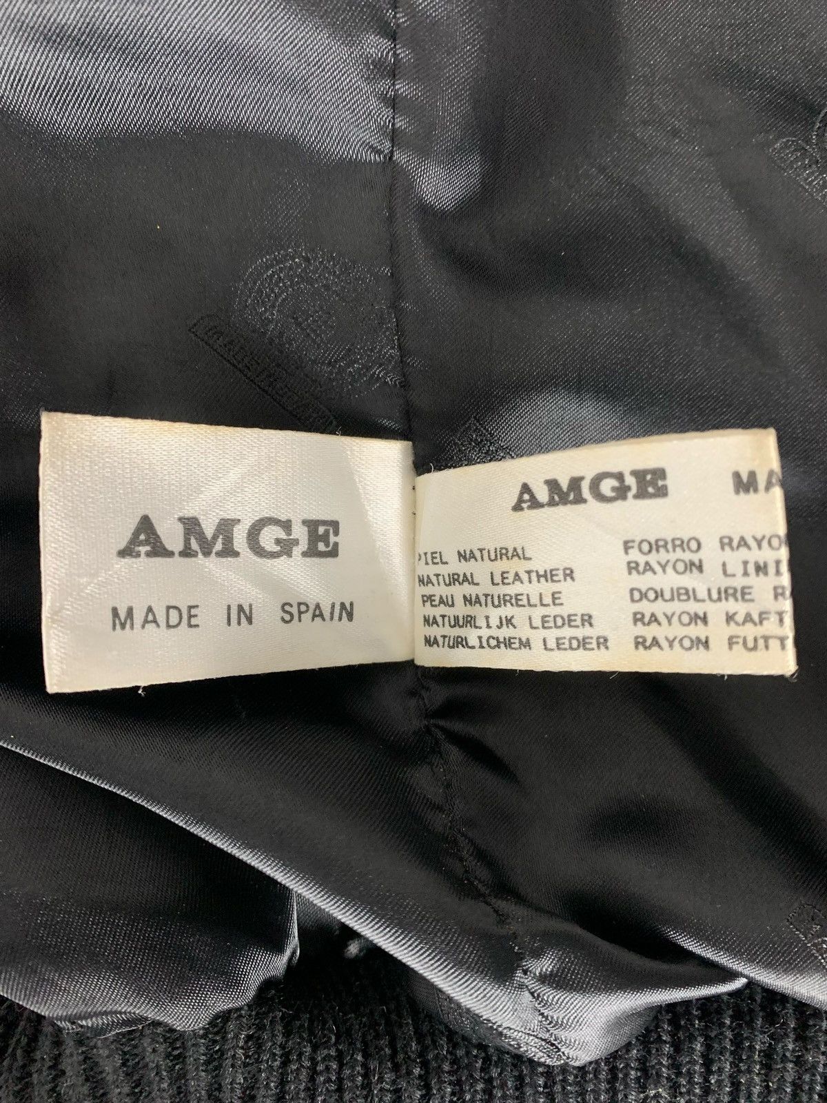 Vintage Vintage AMGE Made In Spain Outdoor Streetwear Leather Jaket Size US L / EU 52-54 / 3 - 10 Thumbnail