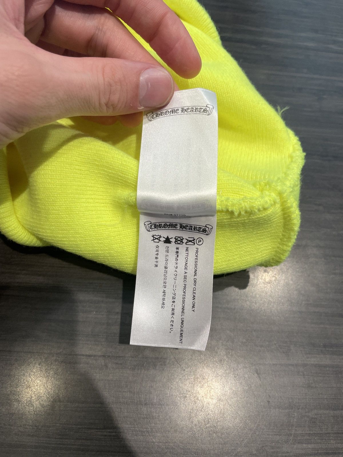 Chrome Hearts Chrome Hearts Beanie Lime Size ONE SIZE - 4 Thumbnail