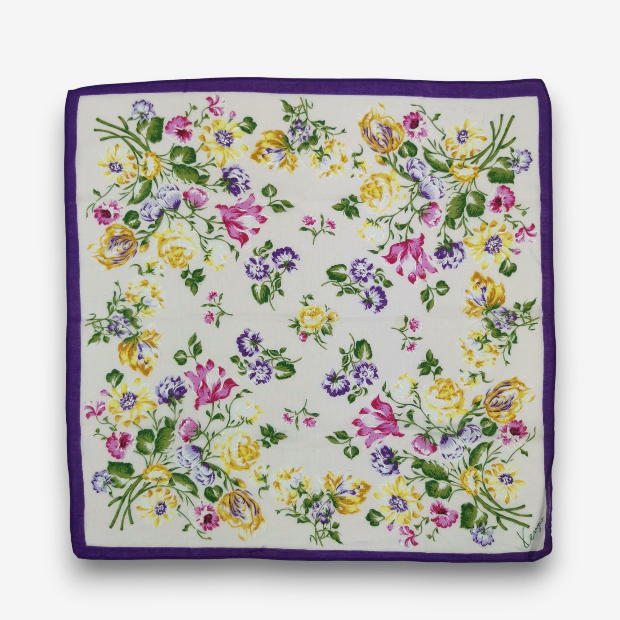 Kenzo Vintage Kenzo Handkerchief Neckerchief Bandana Size ONE SIZE - 1 Thumbnail